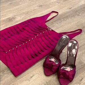 🎉1 hr sale 🎉 Cache silk Dressy top